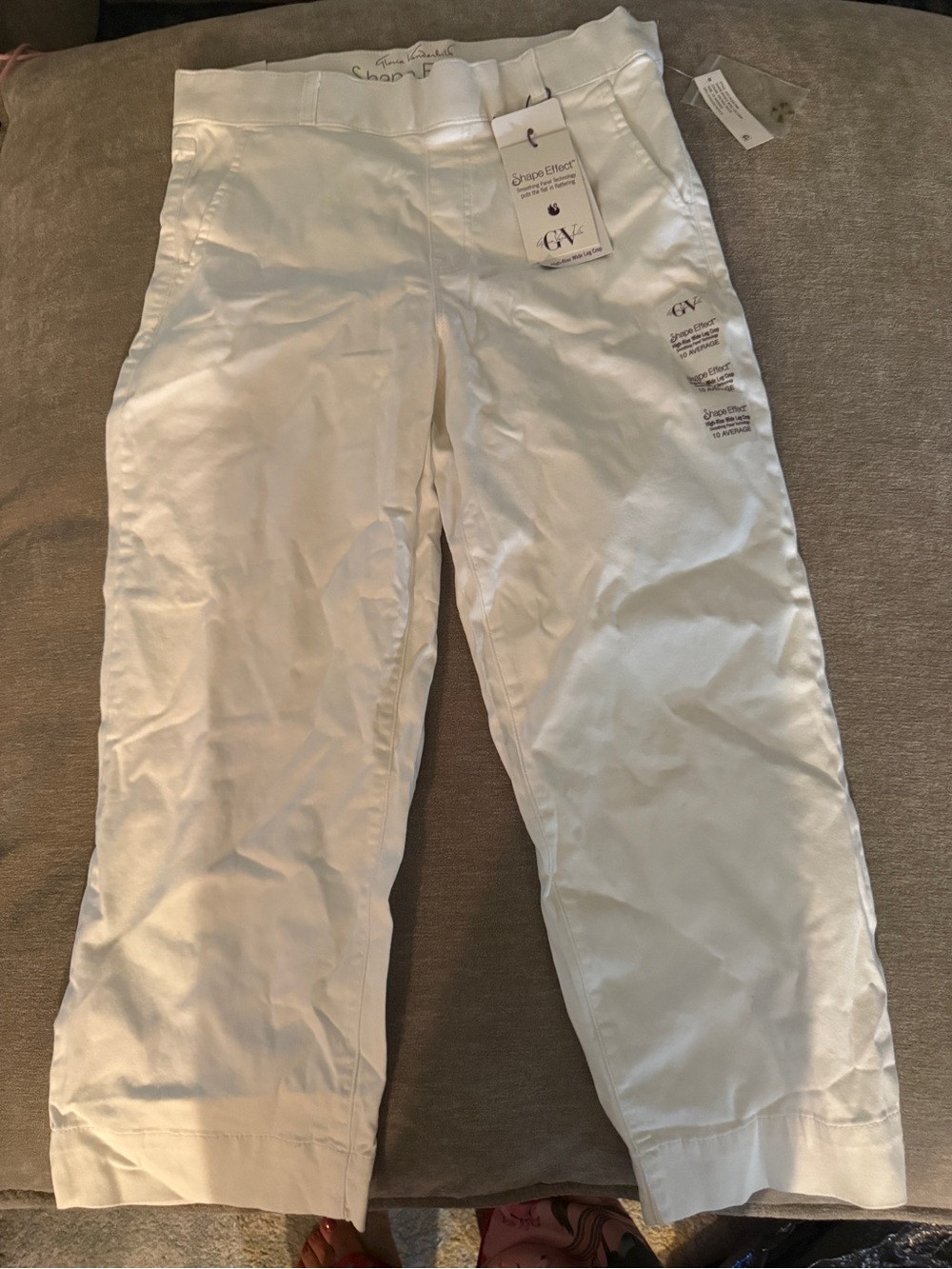 Gloria Vanderbilt White Kids Capri Pants